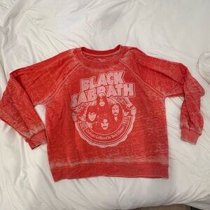 Recycled Karma Red Black Sabbath “Ozzy” Sweatshirt